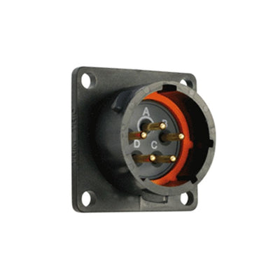 UTS014D5P by Souriau-Sunbank by Eaton - CONNECTOR RECPT MALE 5POS GOLD SOLDER