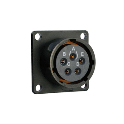UTS014E5S by Souriau-Sunbank by Eaton - CONNECTOR RECPT FMALE 5P GOLD SLDR CUP