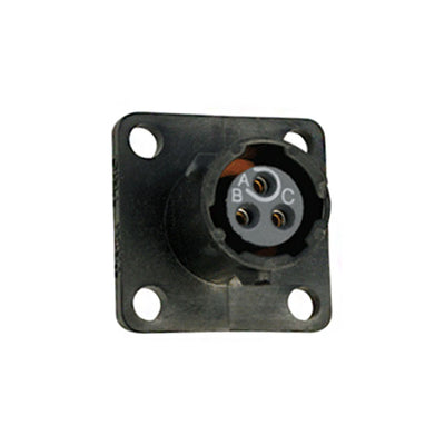 UTS08D33S by Souriau-Sunbank by Eaton - CONNECTOR RECPT FMALE 3POS GOLD SOLDER