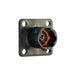 UTS08D3P by Souriau-Sunbank by Eaton - CONNECTOR RECPT MALE 3POS GOLD SOLDER