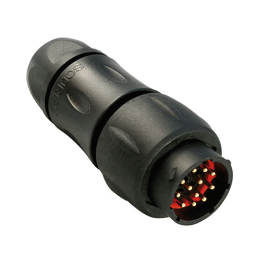 UTS1GJC1412P by Souriau-Sunbank by Eaton - CONNECTOR RECPT HSG MALE 12POS INLINE