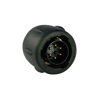 UTS610E6P by Souriau-Sunbank by Eaton - CONNECTOR PLUG MALE 6P GOLD SLDR CUP