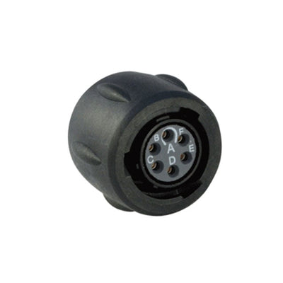 UTS610E6S by Souriau-Sunbank by Eaton - CONNECTOR PLUG FMALE 6P GOLD SLDR CUP