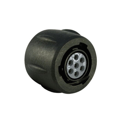 UTS610E7S by Souriau-Sunbank by Eaton - CONNECTOR PLUG FMALE 7P GOLD SLDR CUP
