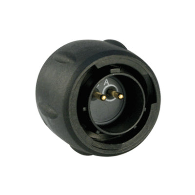 UTS612E2P by Souriau-Sunbank by Eaton - CONNECTOR PLUG MALE 2P GOLD SLDR CUP
