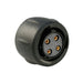 UTS612E4S by Souriau-Sunbank by Eaton - CONNECTOR PLUG FMALE 4P GOLD SLDR CUP
