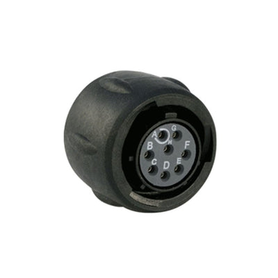 UTS612E8S by Souriau-Sunbank by Eaton - CONNECTOR PLUG FMALE 8P GOLD SLDR CUP
