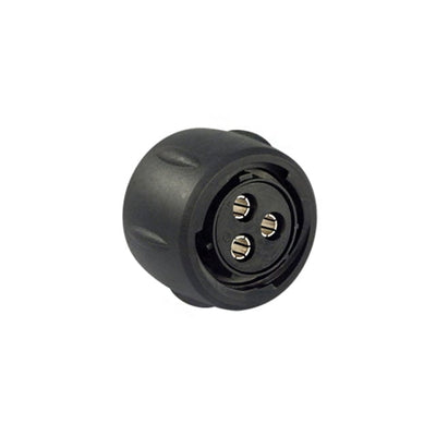 UTS6142G1S by Souriau-Sunbank by Eaton - CONNECTOR PLG HSG FMALE 3POS INLINE
