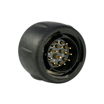 UTS614E15P by Souriau-Sunbank by Eaton - CONNECTOR PLUG MALE 15P GOLD SLDR CUP