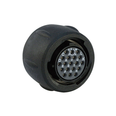 UTS614E19S by Souriau-Sunbank by Eaton - CONNECTOR PLUG FMALE 19P SOLDER CUP