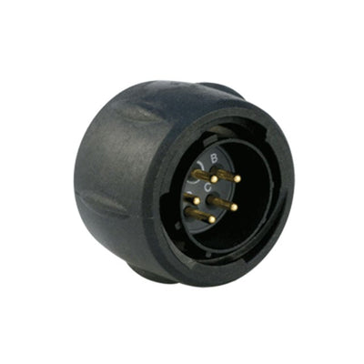 UTS614E5P by Souriau-Sunbank by Eaton - CONNECTOR PLUG MALE 5P GOLD SLDR CUP