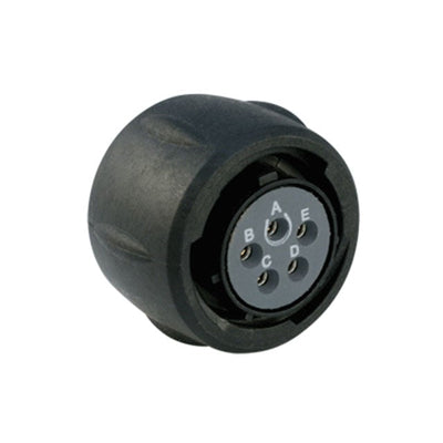 UTS614E5S by Souriau-Sunbank by Eaton - CONNECTOR PLUG FMALE 5P GOLD SLDR CUP
