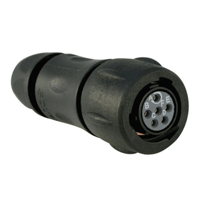 UTS6JC10E98S by Souriau-Sunbank by Eaton - CONNECTOR PLUG FMALE 6P GOLD SLDR CUP