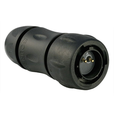UTS6JC12E2P by Souriau-Sunbank by Eaton - CONNECTOR PLUG MALE 2P GOLD SLDR CUP