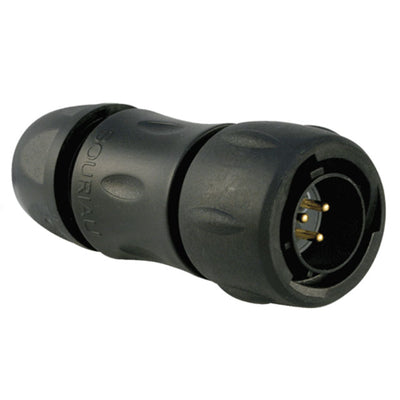 UTS6JC12E3P by Souriau-Sunbank by Eaton - CONNECTOR PLUG MALE 3P GOLD SLDR CUP