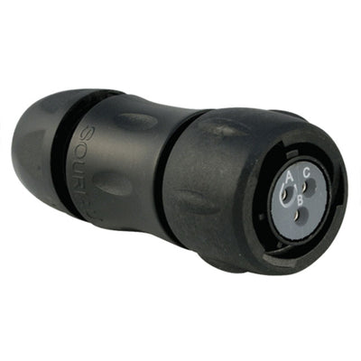 UTS6JC12E3S by Souriau-Sunbank by Eaton - CONNECTOR PLUG FMALE 3P GOLD SLDR CUP