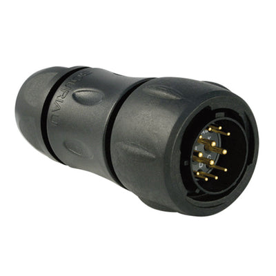 UTS6JC14E12P by Souriau-Sunbank by Eaton - CONNECTOR PLUG MALE 12P GOLD SLDR CUP