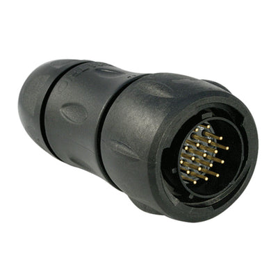 UTS6JC14E18P by Souriau-Sunbank by Eaton - CONNECTOR PLUG MALE 18P GOLD SLDR CUP