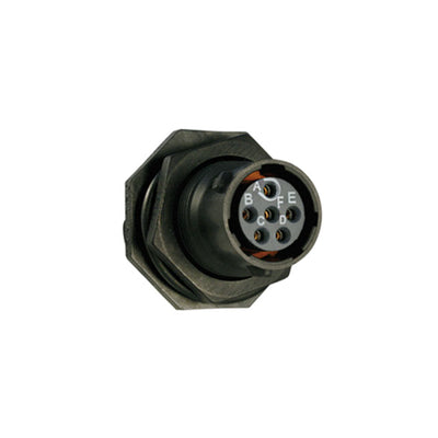 UTS710E98S by Souriau-Sunbank by Eaton - CONNECTOR RECPT FMALE 6P GOLD SLDR CUP