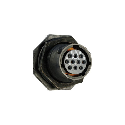 UTS712D10S by Souriau-Sunbank by Eaton - CONNECTOR RECPT FMALE 10POS GOLD SLDR