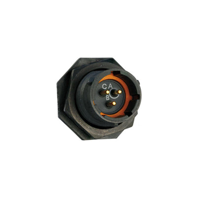 UTS712D3P by Souriau-Sunbank by Eaton - CONNECTOR RECPT MALE 3POS GOLD SOLDER