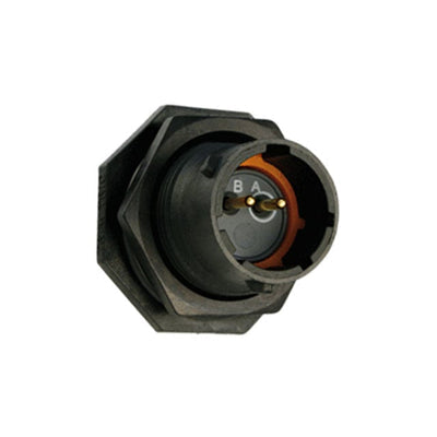 UTS712E2P by Souriau-Sunbank by Eaton - CONNECTOR RECPT MALE 2P GOLD SLDR CUP