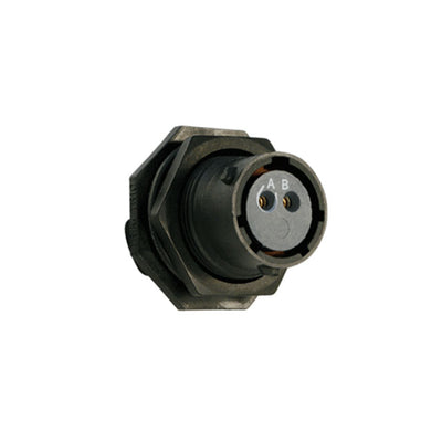 UTS712E2S by Souriau-Sunbank by Eaton - CONNECTOR RECPT FMALE 2P GOLD SLDR CUP