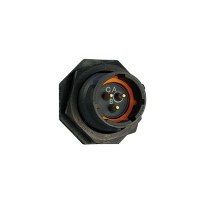UTS712E3P by Souriau-Sunbank by Eaton - CONNECTOR RECPT MALE 3P GOLD SLDR CUP