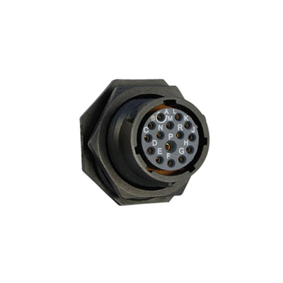 UTS714D15S by Souriau-Sunbank by Eaton - CONNECTOR RECPT FMALE 15POS GOLD SLDR
