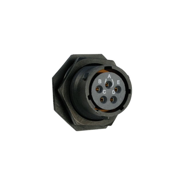 UTS714D5S32 by Souriau-Sunbank by Eaton - CONNECTOR RECPT FMALE 5POS GOLD SOLDER