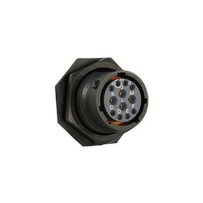 UTS714E12S by Souriau-Sunbank by Eaton - CONNECTOR RECPT FMALE 12P SOLDER CUP