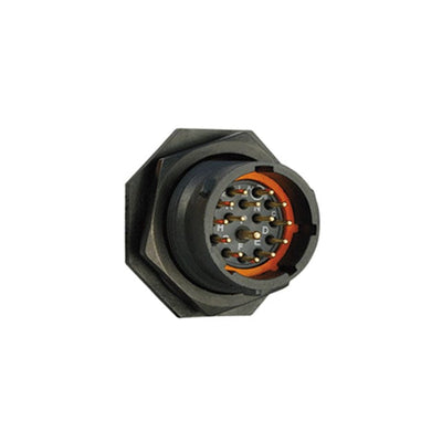 UTS714E15P by Souriau-Sunbank by Eaton - CONNECTOR RECPT MALE 15P GOLD SLDR CUP