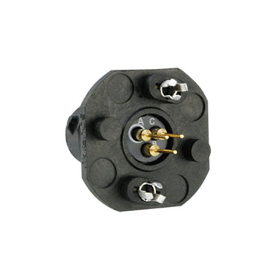 UTS78D3P32 by Souriau-Sunbank by Eaton - CONNECTOR RECPT MALE 3POS GOLD SOLDER