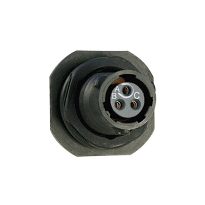 UTS78E33S by Souriau-Sunbank by Eaton - CONNECTOR RECPT FMALE 3P GOLD SLDR CUP