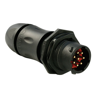 UTS7GJC128P by Souriau-Sunbank by Eaton - CONNECTOR RECPT HSNG MALE 8POS PNL MNT