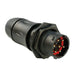 UTS7GJC147P by Souriau-Sunbank by Eaton - CONNECTOR RECPT HSNG MALE 7POS PNL MT
