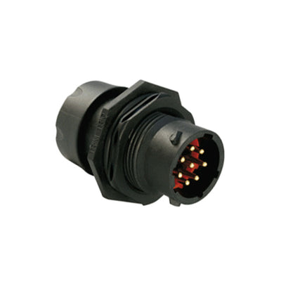 UTS7GN128P by Souriau-Sunbank by Eaton - CONNECTOR RECPT HSNG MALE 8POS PNL MNT