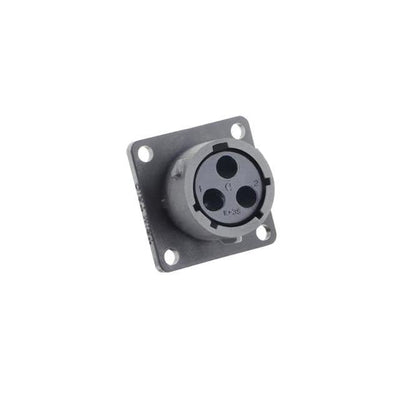 UTSX0103S by Souriau-Sunbank by Eaton - SQUARE FLANGE RECEPTACLE, WITHOU