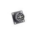 UTSX0106SW by Souriau-Sunbank by Eaton - SQUARE FLANGE RECEPTACLE, WITHOU