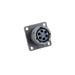 UTSX010D6S by Souriau-Sunbank by Eaton - SQUARE FLANGE RECEPTACLE, WITHOU