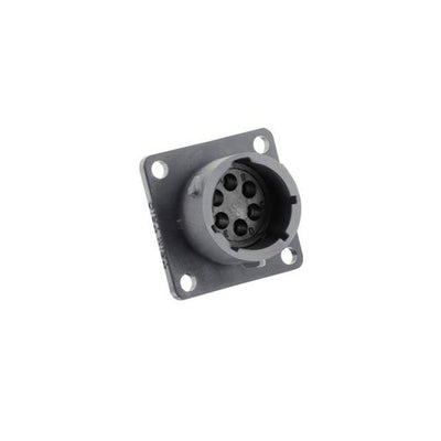 UTSX010E6PW by Souriau-Sunbank by Eaton - SQUARE FLANGE RECEPTACLE, WITHOU