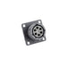 UTSX010E6S by Souriau-Sunbank by Eaton - SQUARE FLANGE RECEPTACLE, WITHOU
