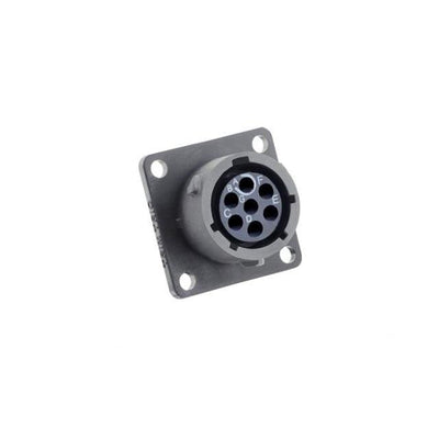UTSX010E7SW by Souriau-Sunbank by Eaton - SQUARE FLANGE RECEPTACLE, WITHOU