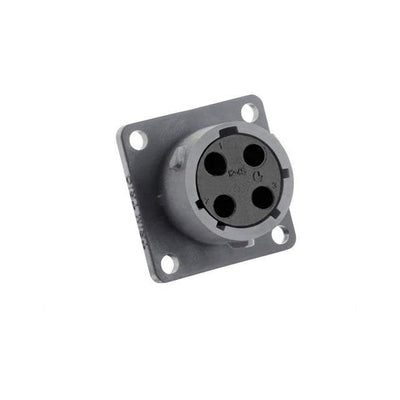 UTSX0124S by Souriau-Sunbank by Eaton - SQUARE FLANGE RECEPTACLE, WITHOU