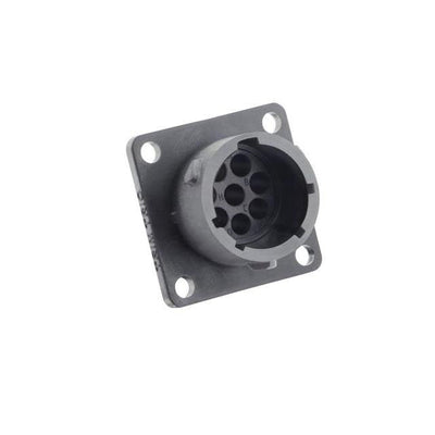 UTSX0128PW by Souriau-Sunbank by Eaton - SQUARE FLANGE RECEPTACLE, WITHOU