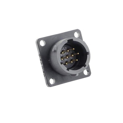 UTSX012D10P by Souriau-Sunbank by Eaton - SQUARE FLANGE RECEPTACLE, WITHOU