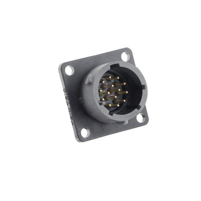 UTSX012D14PW by Souriau-Sunbank by Eaton - SQUARE FLANGE RECEPTACLE, WITHOU