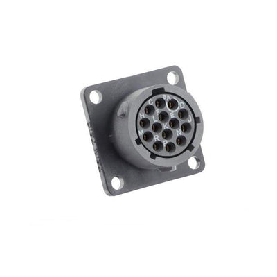 UTSX012D14S by Souriau-Sunbank by Eaton - SQUARE FLANGE RECEPTACLE, WITHOU