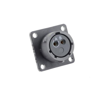 UTSX012D2S by Souriau-Sunbank by Eaton - SQUARE FLANGE RECEPTACLE, WITHOU
