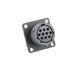 UTSX012E10SZ by Souriau-Sunbank by Eaton - SQUARE FLANGE RECEPTACLE, WITHOU